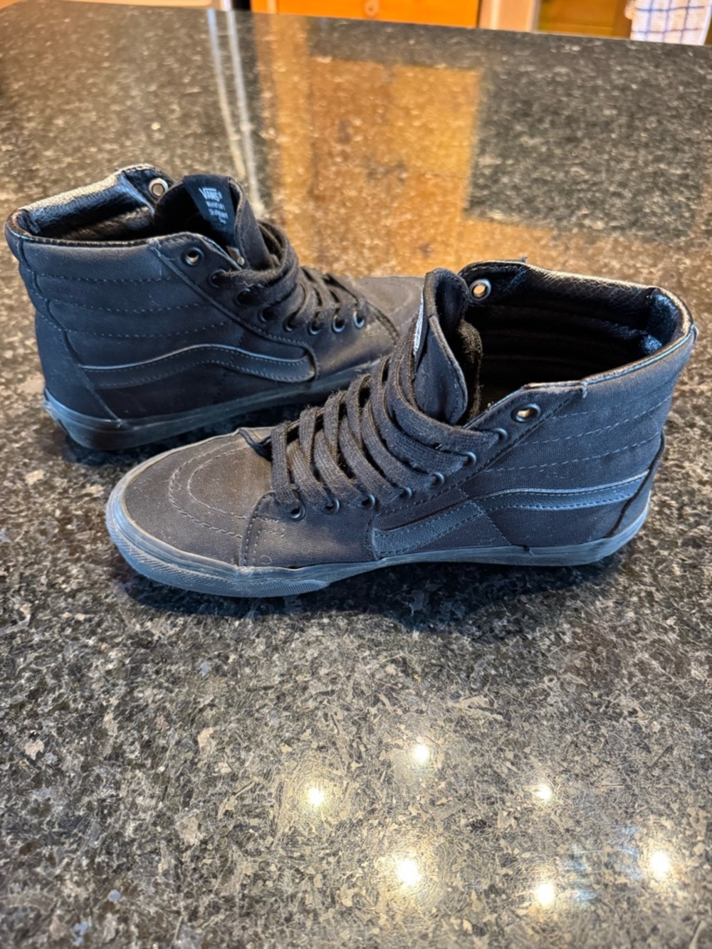 Vans Black High-Top Skate Sneakers - Picture 5 of 10